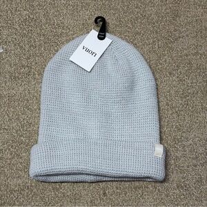 Vuori Alpine Soft Gray Knit Beanie